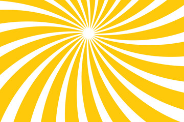 Candy color sunburst background. Abstract orange cream sunbeams design wallpaper.