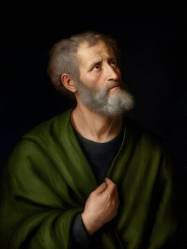 Saint Simon the zealot shines calm like a whispering breeze with humble grace