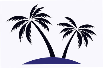 palm trees silhouette