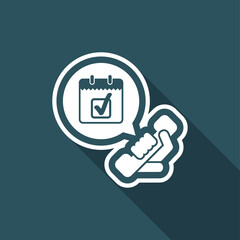 Phone call to agree date