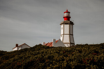 Latarnia Portugalia klif Portugal © Emilia