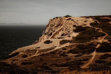 Latarnia Portugalia klif Portugal © Emilia
