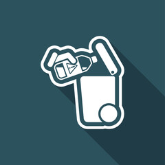 Separate waste collection icon