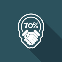 Discount label icon