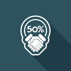 Discount label icon