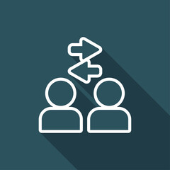 Network group - Flat minimal icon