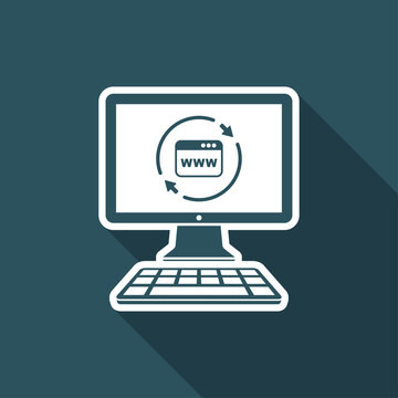 Refresh internet page icon