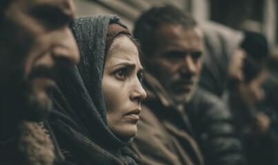 Somber Faces in a Crowd - A Study in Human Emotion.