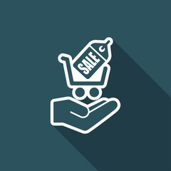 Sale label - Single minimal icon