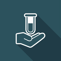 Chemical services - Vector flat icon