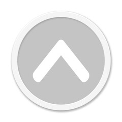 Pfeil zeigt nach oben - Grauer Button