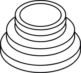 pair of hats on white background illustration