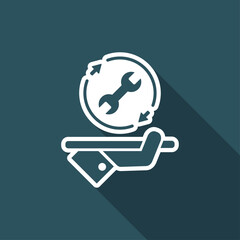 Full assistance services - Vector web icon