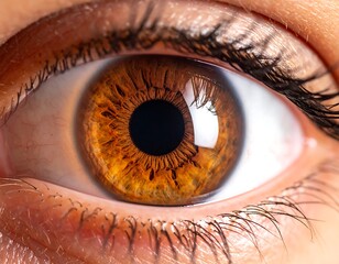Close-up of a brown eye