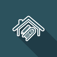 Library or school concept - Vector web icon
