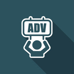 Advertising offer - Vector web icon