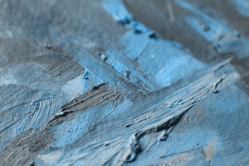 Autumn trend Blue Haze. Blue Haze color. Blue Haze. Blue Haze texture. Art texture. Blue texture. Large brushstroke texture. Art background. Artist's palette