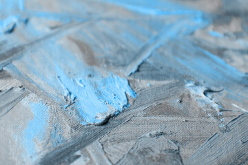 Autumn trend Blue Haze. Blue Haze color. Blue Haze. Blue Haze texture. Art texture. Blue texture. Large brushstroke texture. Art background. Artist's palette