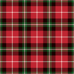 Obraz premium christmas tartan lumberjack pattern vectorgift wrap red xmas cloth gift design