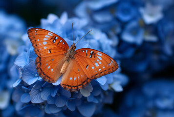butterfly, insect, monarch, nature, flower, orange, 