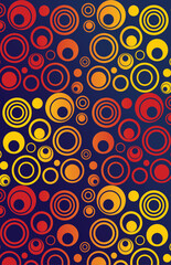 Abstract Concentric Circles in Gradient Colors – Modern Geometric Design