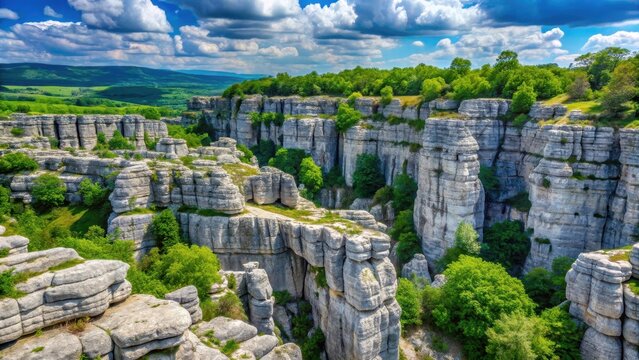 limestone karst formations