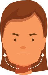 Female face showing lifting facial massage lines, beauty treatment concept