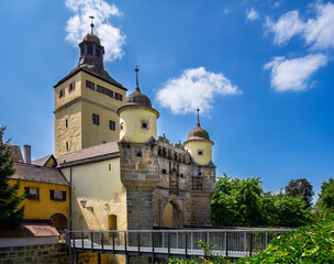 Fototapeta premium Historic city gate of Weissenburg