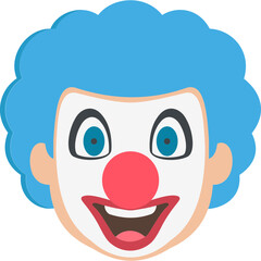 Clown Icon | Flat Vector Circus & Playful Character Icon