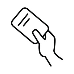 Red Card  doodle icon EPS 10 file