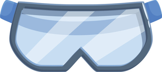 Close up of protective glasses, highlighting their importance in maintaining safety during experiments or industrial work