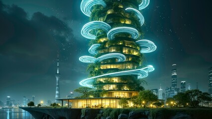 Science fiction architectural art images