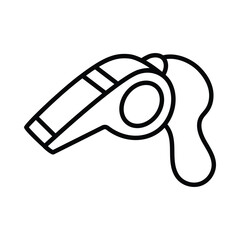 Whistle doodle icon EPS 10 file