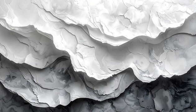 Abstract layered grayscale textures