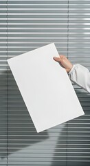 paper mock up in the laboratory