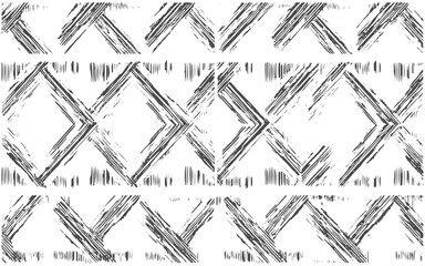 Freehand grunge brush illustration. Vector set of grunge paint edges.Black ink grunge frame border edges.