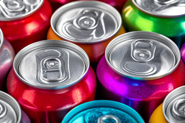 collection of aluminum soda cans