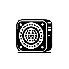 Stylish Bluetooth Speaker Vector Illustration