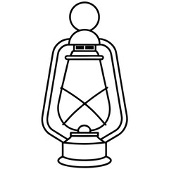 Lantern Line Vector