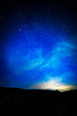 Clouds on a Quebec night sky