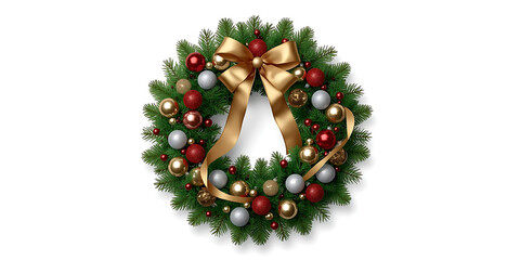 Festive Holiday Wreath