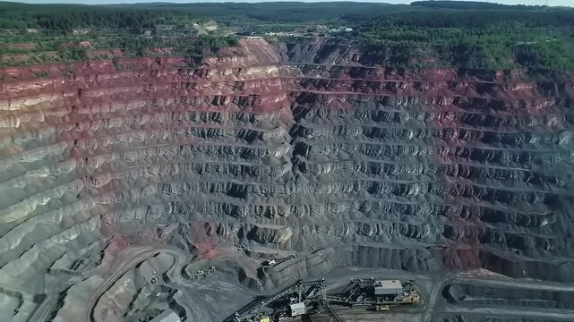 Quarry aerial view