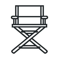 Obraz premium Director chair design for creative workspace and arts event