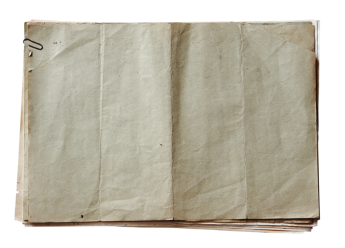 Empty Pages in Old Textured Notebook