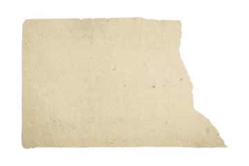 Isolated Textured Empty Paper Sheet Background