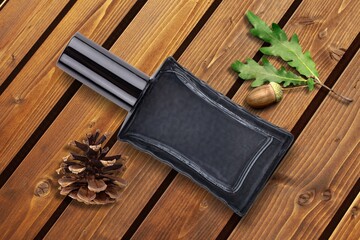 Skin Care modern products. Bottle on background