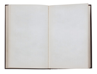 Blank Pages of an Open Book