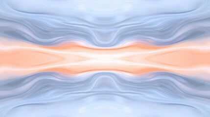 A symmetrical abstract design with swirling lines and a central bright area.