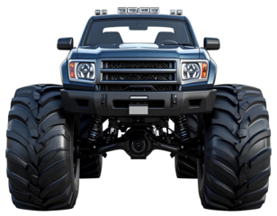 Off road vehicle tractor on farm isolated