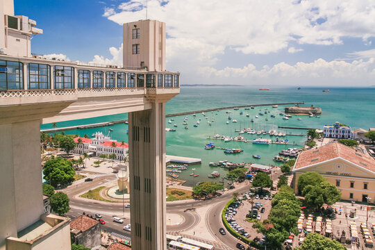 Pontos tur&iacute;sticos de Salvador, BA - Elevador Lacerda 2009